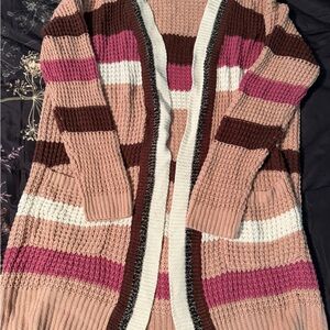 Torrid Multicolor Striped Sweater